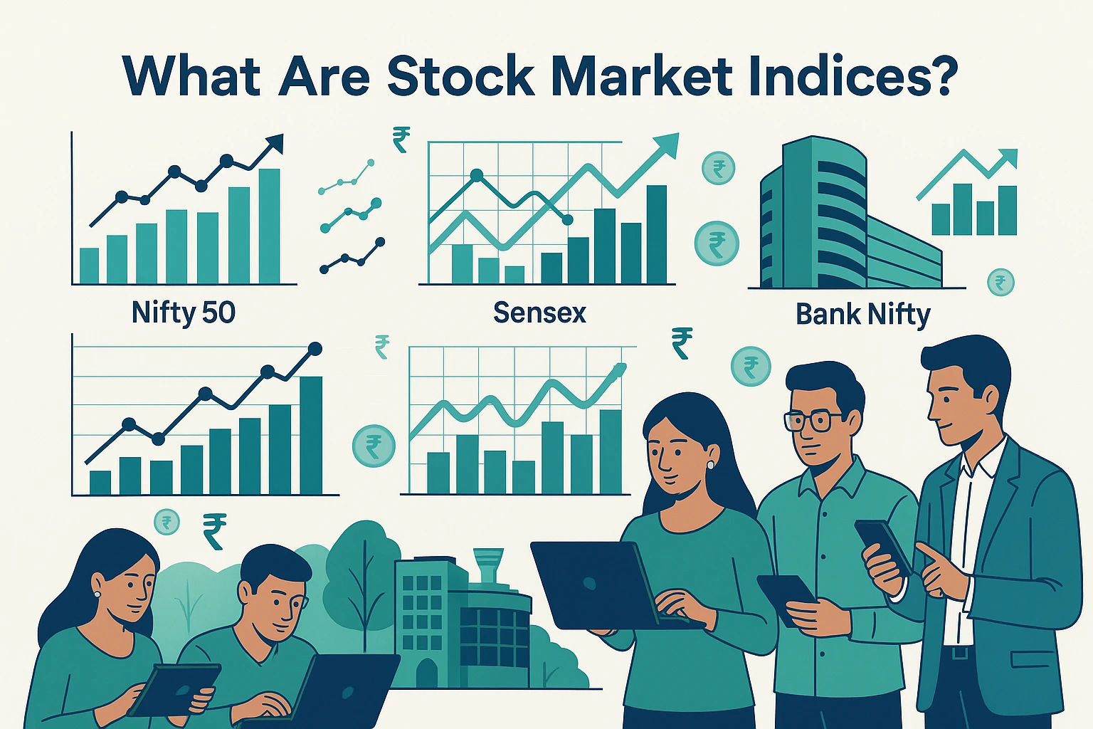 Stock Market Indices Infographic